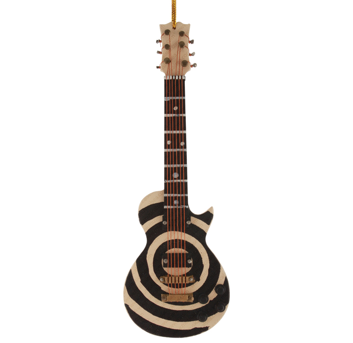 Miniature Black ring Electric Guitar